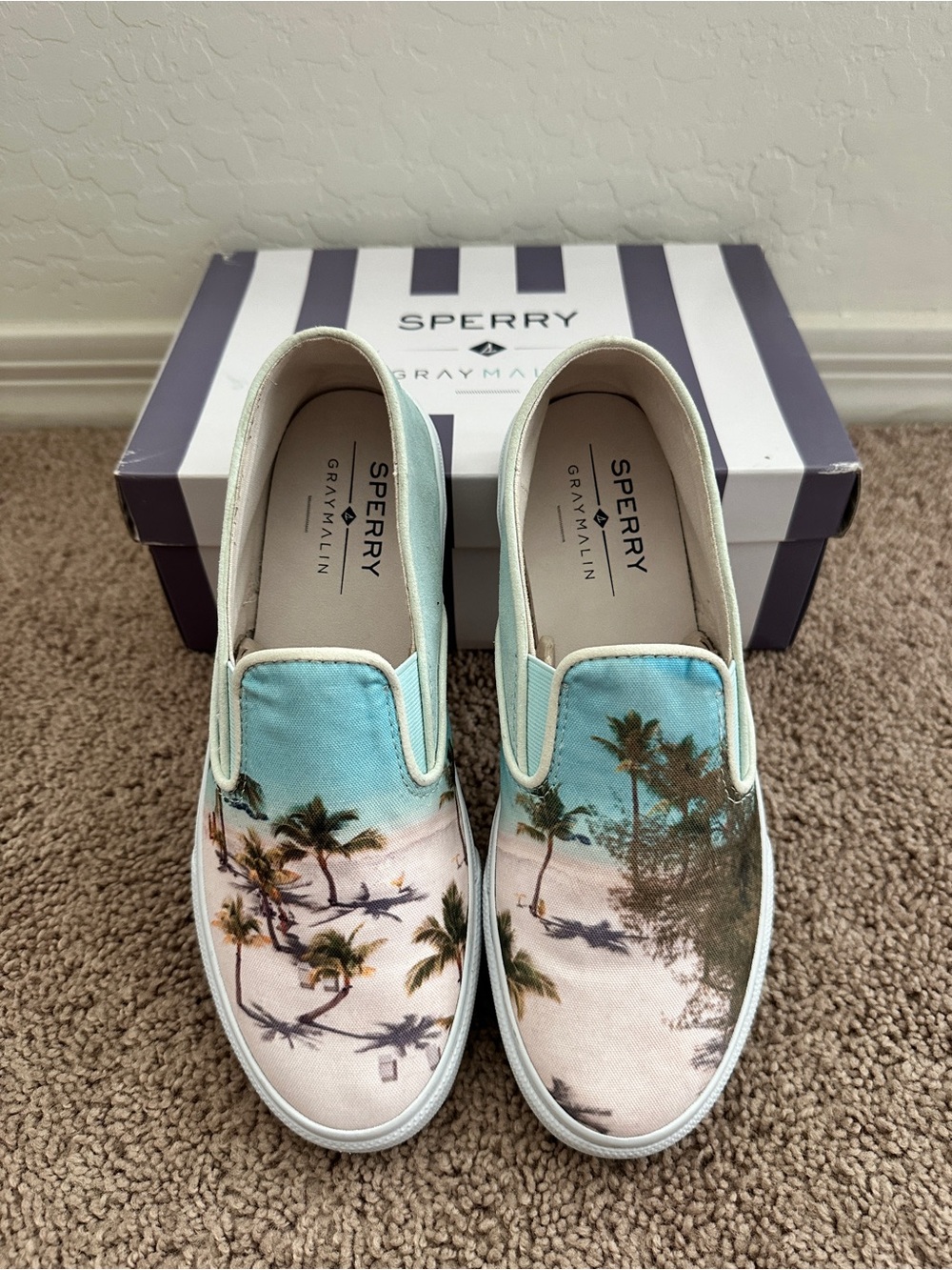 Sperry Gray Malin Slip-on Shoes